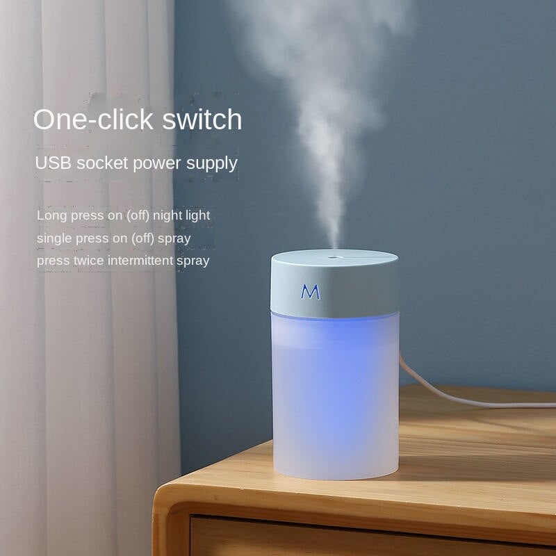 260 ml légpárásító ultrahangos mini aromaterápiás diffúzor hordozható permetező USB illóolaj porlasztó LED lámpa otthoni autóhoz
