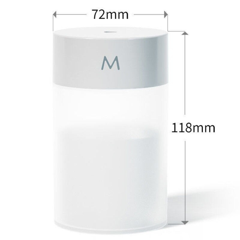 260 ml légpárásító ultrahangos mini aromaterápiás diffúzor hordozható permetező USB illóolaj porlasztó LED lámpa otthoni autóhoz