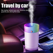 Oro drėkintuvo eterinių aliejų aromatinio difuzoriaus antgalis su spalvota LED šviesa Ultragarsiniai drėkintuvai Aromaterapijos difuzoriaus lempa