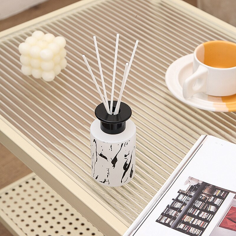 120ml Illóolaj Diffúzor Otthoni Illat Diffúzor Fiber Rattan Dekoráció Reed Diffúzor Stick Beltéri Háztartási Kiegészítők