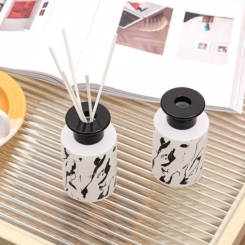 120ml Illóolaj Diffúzor Otthoni Illat Diffúzor Fiber Rattan Dekoráció Reed Diffúzor Stick Beltéri Háztartási Kiegészítők