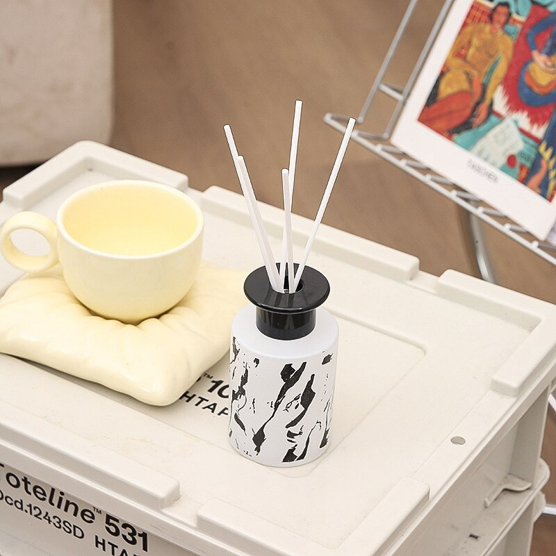 120ml Illóolaj Diffúzor Otthoni Illat Diffúzor Fiber Rattan Dekoráció Reed Diffúzor Stick Beltéri Háztartási Kiegészítők