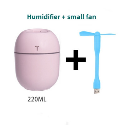 Légpárásító Ultrahangos Mini Aroma Diffúzor 220ml Hordozható Permetező USB Smart Porlasztó LED Light Otthoni Autó párásító Otthoni Dekoráció