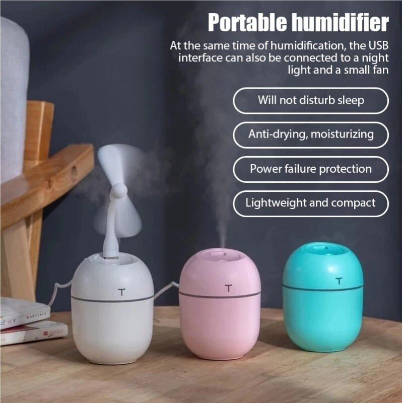 Légpárásító Ultrahangos Mini Aroma Diffúzor 220ml Hordozható Permetező USB Smart Porlasztó LED Light Otthoni Autó párásító Otthoni Dekoráció