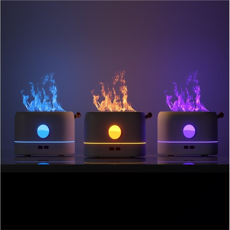 200 ml illóolaj aroma diffúzor Ultrahangos levegő USB párásító irodai légtisztító hálószoba nyugtató alvás otthoni dekorációk