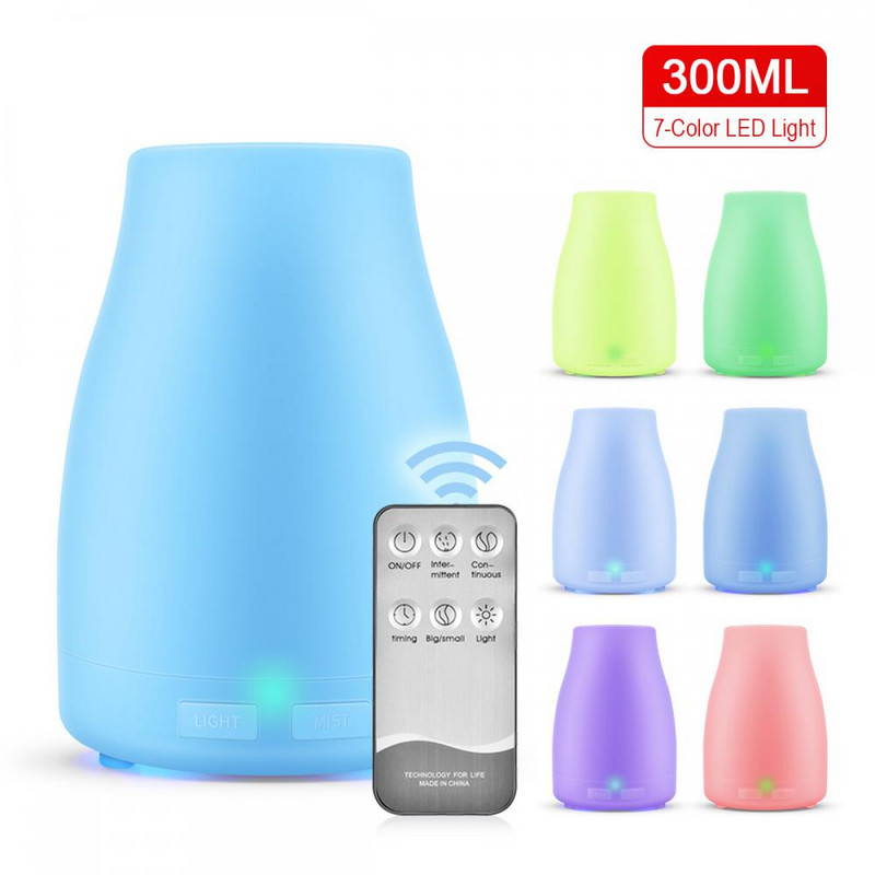 300ML Υγραντήρας αέρα Aromatherapy Essential Portable Oil Diffuser Ultrasonic Diffusers μεγαλύτερης χωρητικότητας Αξεσουάρ γραφείου για το σπίτι