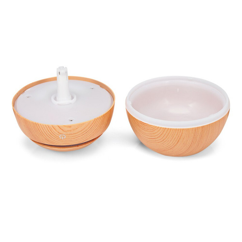 Elektrinis oro drėkintuvas Essential Aroma Oil difuzorius Ultragarsinis medienos grūdų drėkintuvas USB Home Mini Mist Maker LED lemputė