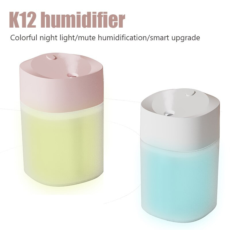 Υγραντήρας αέρα USB Ultrasonic 400ML LED Mini Diffuser αιθέριου ελαίου Καθαριστής αυτοκινήτου Aroma Anion Mist Maker με ρομαντικό φως