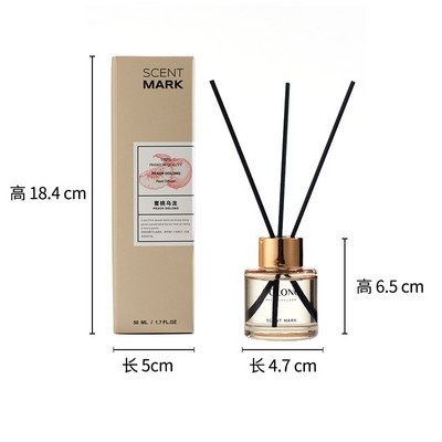 50ml Χονδρική Reed Diffuser Rose Story, Peach Oolong, Fresh Jasmine, Lavender, Sakura Blossom Drop Shipping