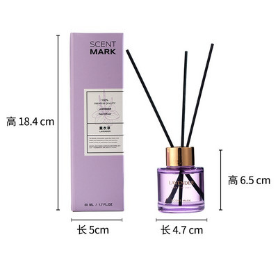 50ml Χονδρική Reed Diffuser Rose Story, Peach Oolong, Fresh Jasmine, Lavender, Sakura Blossom Drop Shipping