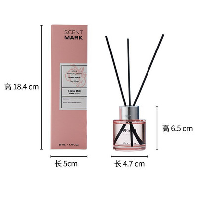 50ml Χονδρική Reed Diffuser Rose Story, Peach Oolong, Fresh Jasmine, Lavender, Sakura Blossom Drop Shipping