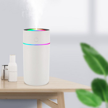 USB Air Humidifier Colorful Cup Mini Aroma Water Diffuser Φως LED Υπερήχων Cool Mist Maker Fogger Car Aroma Humidificador