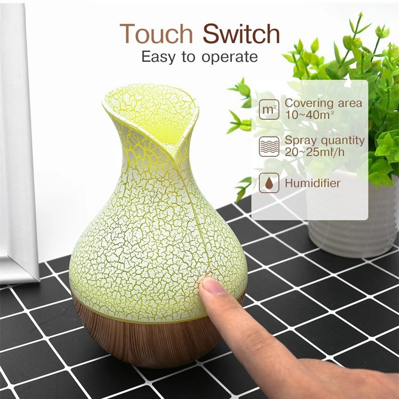 130ml Aroma Essential Oil Diffuser USB LED Aroma Diffuser Aromatherapy Humidifier Air Purifier Mist Maker Humidifier for Home