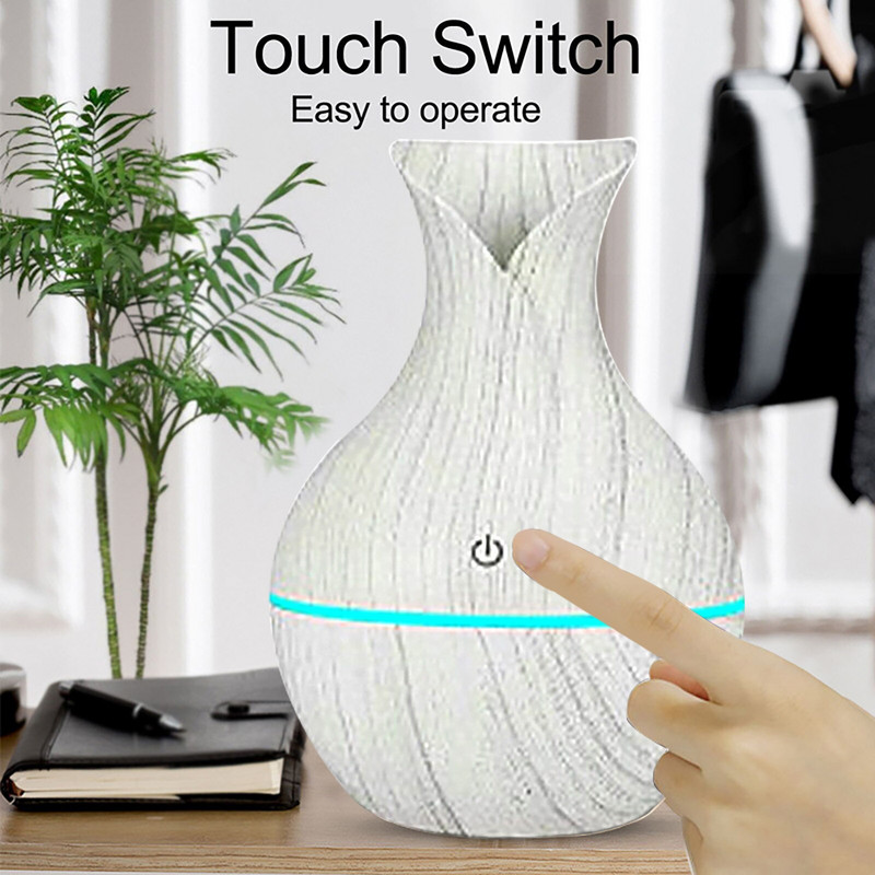 130 ml USB légpárásító befúvó mechanikus háztartási egy fúvókás hideg aroma diffúzor színes fény ultrahangos párásító