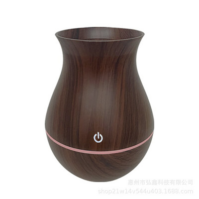 Električni aroma difuzor USB ovlaživač zraka za aromaterapiju Mini raspršivač eteričnog ulja od zrna drva Cool Mist Maker sa LED za dom