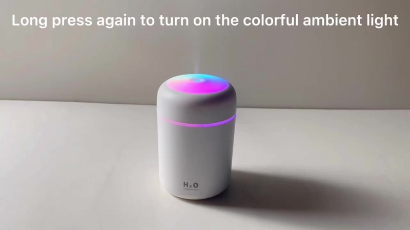Hordozható olajdiffúzoros párásító készülékek Diffúzor aromaterápiás autós aromadiffúzorok otthoni használatra Led Lights ködkészítővel