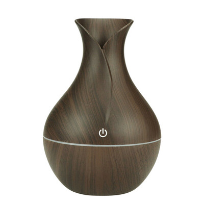 Mini Wooden Aromatherapy Humidifier Aroma Diffusers Essential Oil Diffuser with Cotton Filter Humidifier Air Purifier Diffuser