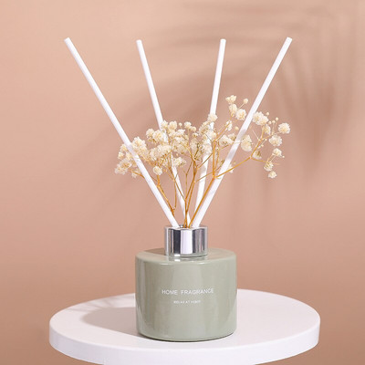 120ml Σπίτι άρωμα English Pear Fressia, Encounter, Lavender, Miss Coco and Ocean Essential Oil Dried Flower Babysbreath