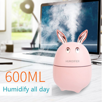 Οικιακός Ultrasonic Mini Air Humidifier Usb Aroma Essential Oil Diffuser Home Car Fogger Mist Maker Dry Skin Care Dropshipping