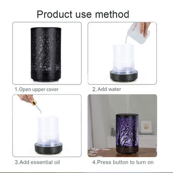Φορητός Mini Air Humidifier Ultrasonic Aroma Essential Oil Diffuser Usb Mist Maker Purifier Aromatherapy For Car Home Diffuser