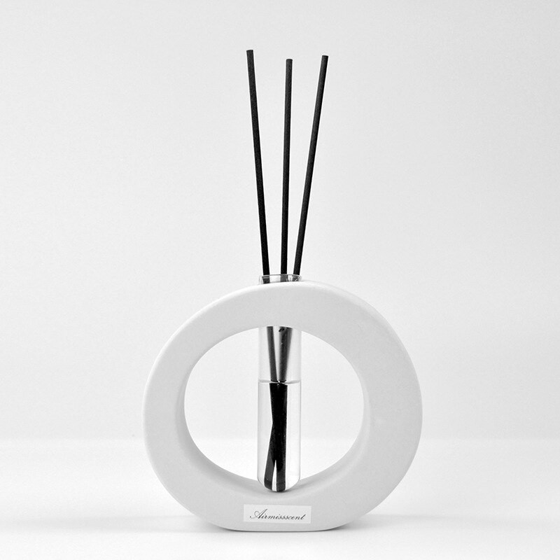 1 db kerek cső márványozott kerámia aromaterápiás palack beltéri levegő friss illóolaj illó folyékony készlet márvány díszítéssel