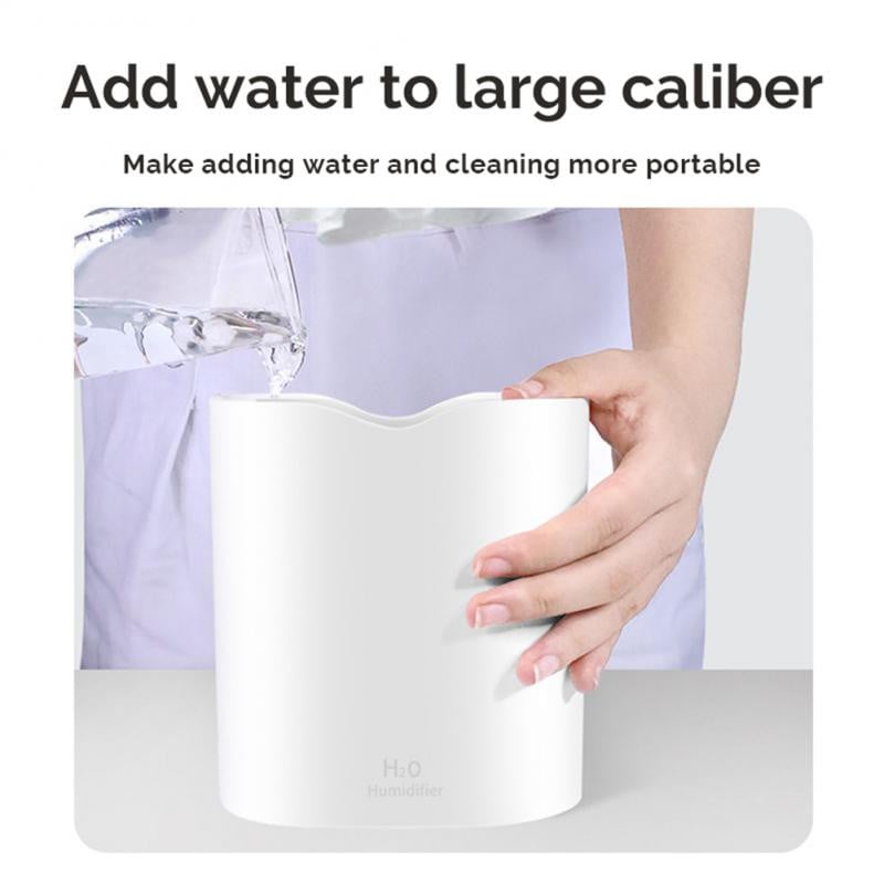 2,2L USB Air Humidifier Διπλή θύρα ψεκασμού αιθέριων ελαίων Aromatherapy Diffuser Mist Maker Fogger for Home Office