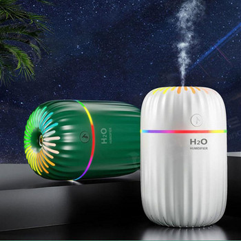 Νέος USB Colorful Cup Humidifier Home Desktop Colorful Lamp Humidifier Car Aromatherapy Μικρός φορητός υγραντήρας