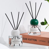 120ml Reed Diffuser 6 Scents Gardenia, Ay Tsao, Ocean, Lime Basil Citrus, English Pear Freesia, White Peach Oolong Διακόσμηση σπιτιού