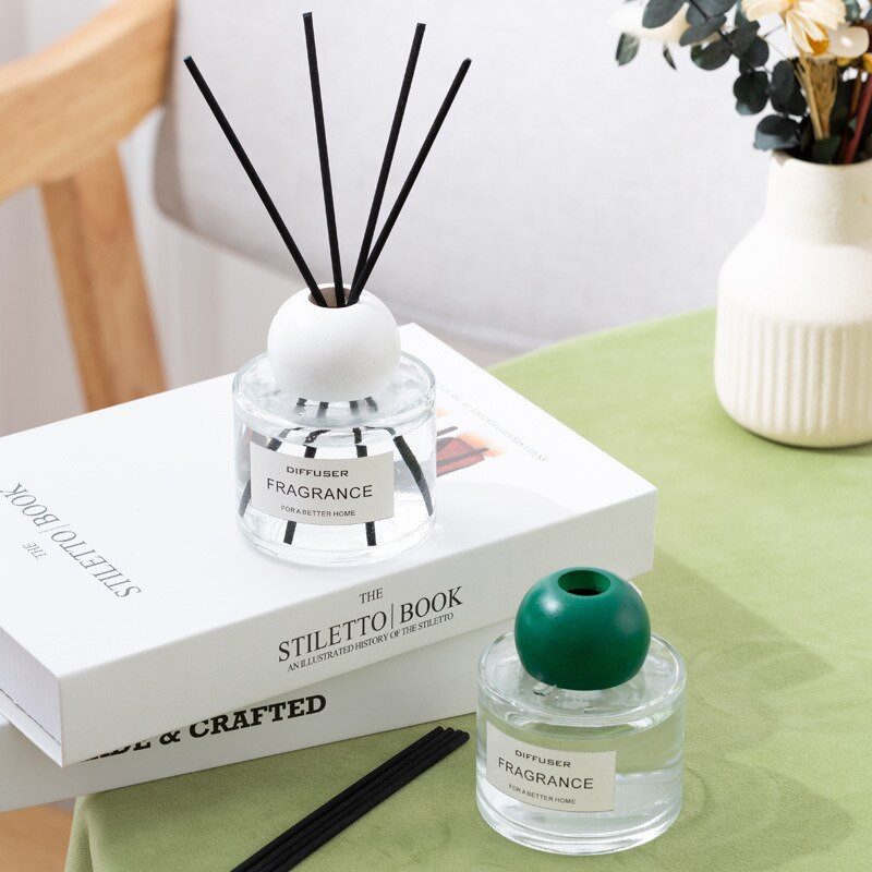 120ml Reed Diffuser 6 Scents Gardenia, Ay Tsao, Ocean, Lime Basil Citrus, English Pear Freesia, White Peach Oolong Διακόσμηση σπιτιού