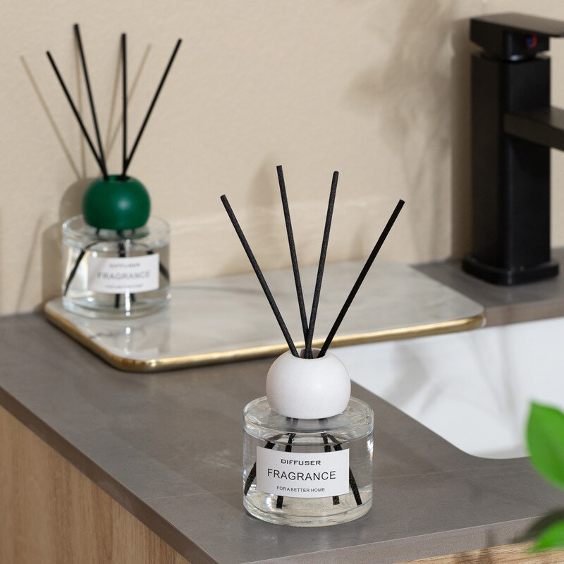 120ml Reed Diffuser 6 Scents Gardenia, Ay Tsao, Ocean, Lime Basil Citrus, English Pear Freesia, White Peach Oolong Διακόσμηση σπιτιού
