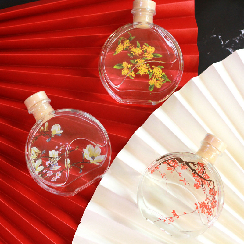 Κινέζικο στυλ 100ml/120ml Καλαμιού Διαχύτης 4 Γεύσεων Winter Fairy White Orchid Water Lily Osmanthus Για Διακόσμηση Σπιτιού