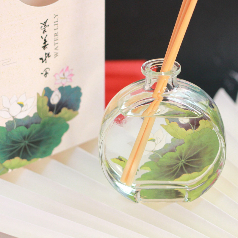 Κινέζικο στυλ 100ml/120ml Καλαμιού Διαχύτης 4 Γεύσεων Winter Fairy White Orchid Water Lily Osmanthus Για Διακόσμηση Σπιτιού