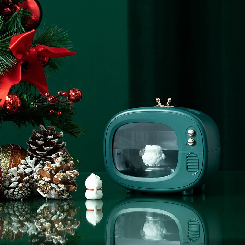 Nešiojamas mielas stalinis drėkintuvas namams ir biurui Mini USB įkraunamas belaidis aromatų difuzorius su šilta naktine šviesa