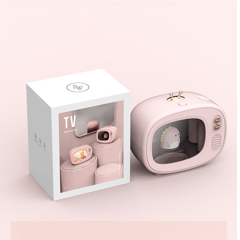 Nešiojamas mielas stalinis drėkintuvas namams ir biurui Mini USB įkraunamas belaidis aromatų difuzorius su šilta naktine šviesa