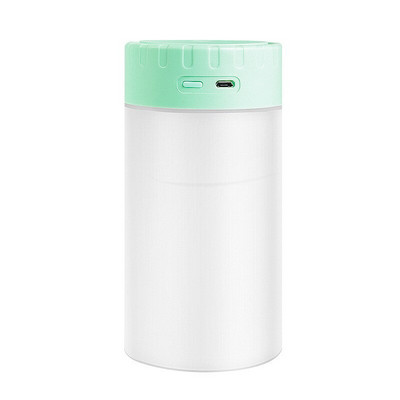 1 db 400 ml-es légpárásító ultrahangos nagy kapacitású hordozható permetező USB illóolaj porlasztó diffúzor tisztító LED lámpa Home