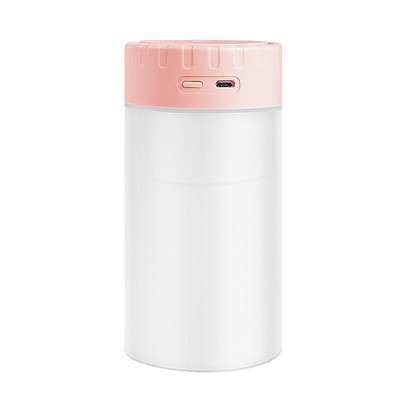 1 db 400 ml-es légpárásító ultrahangos nagy kapacitású hordozható permetező USB illóolaj porlasztó diffúzor tisztító LED lámpa Home
