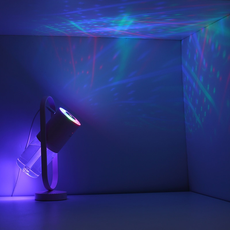 1vnt 200ml oro drėkintuvas elektrinis aromatinių alyvų difuzorius USB Cool Mist purškiamas oro valytuvas su spalvinga naktine šviesa namų automobiliui