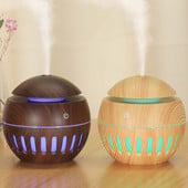 Neuer párásító aroma olaj diffúzor Essential ultrahangos fa szemcsés légpárásító USB ködkészítő aromaterápiás diffúzor szettek