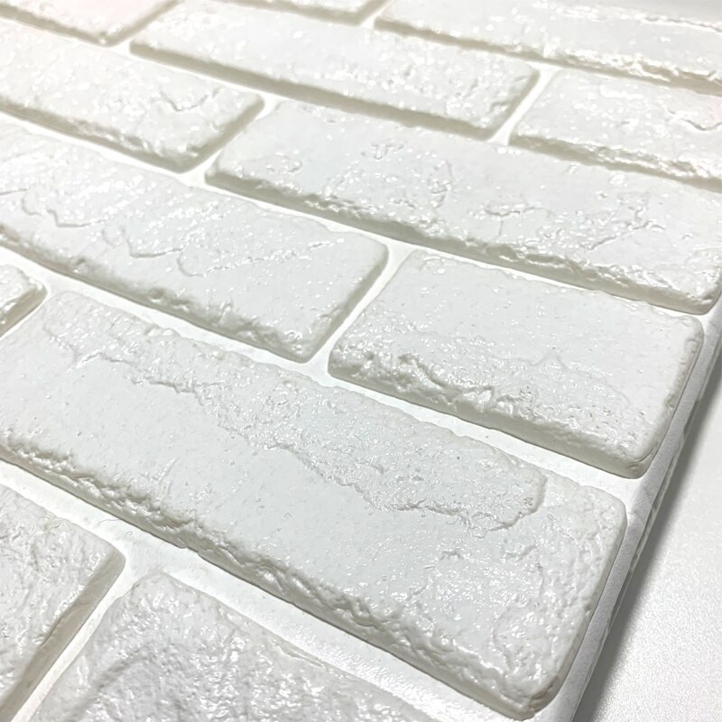 10 buc 30X30cm 3D autocolante de perete din cărămidă Panouri autoadezive Decor camera de zi Spumă Tapet impermeabil Fundal Decorare acasă