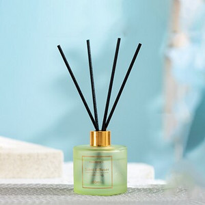 50ml Reed Diffuser Πράσινο/Ροζ/Καφέ Μπουκάλι Diffuser Aromatherapy Black Fiber Reed Sticks White Peach Oolong Shangri-la Hilton