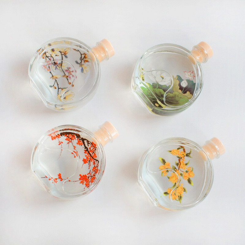 Κινέζικο στυλ 100ml/120ml Καλαμιού Διαχύτης 4 Γεύσεων Winter Fairy White Orchid Water Lily Osmanthus Για Διακόσμηση Σπιτιού