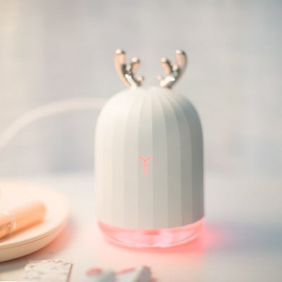 Οικιακός υγραντήρας αέρα USB φορητός Mini Ultrasonic Aroma Essential Oil Diffuser με πολύχρωμα φώτα