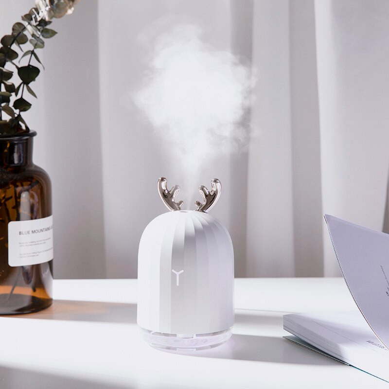 Οικιακός υγραντήρας αέρα USB φορητός Mini Ultrasonic Aroma Essential Oil Diffuser με πολύχρωμα φώτα
