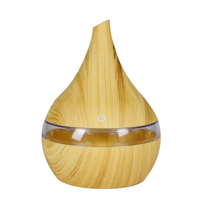 Usb Humidifier Electric Aroma Air Diffuser Wood Grain Ultrasonic Air Humidifier Essential Oil Aromatherapy Cool Mist Maker
