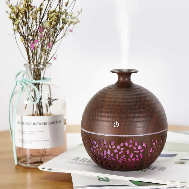 Electric Humidifier Usb Led Ultrasonic Aroma Aromatherapy Humidifier Essential Oil Diffuser Aroma Therapy Purifier για το σπίτι
