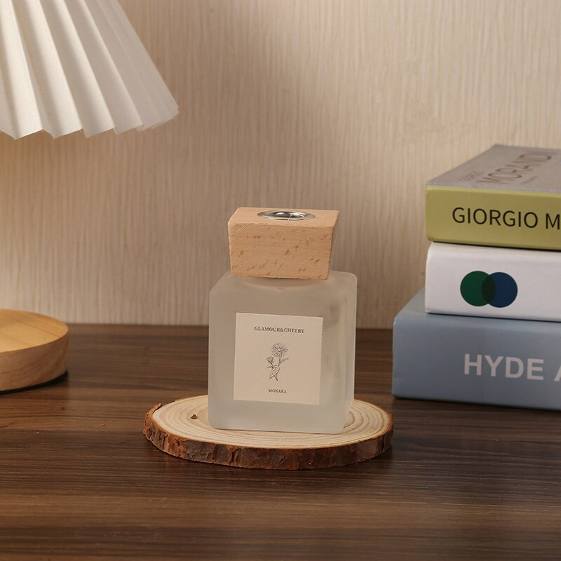 150ml Frosted Glass Bottle Aromatherapy Decoration Rattan Essential Oil Diffuser Set Rose/Osmanthus Reed Diffuserr