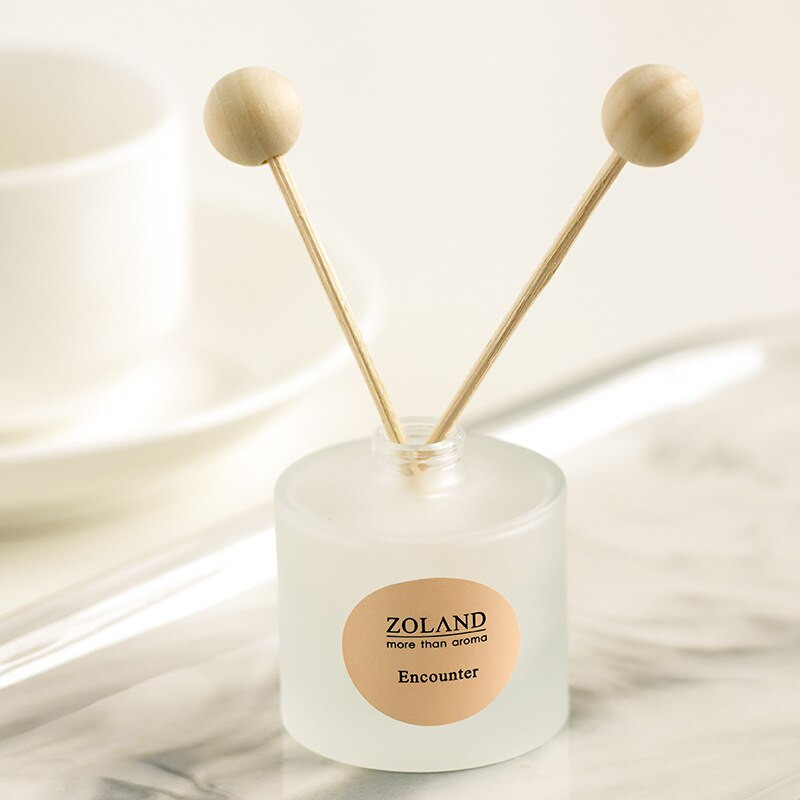 Korea stílusú náddiffúzor készlet 30 ml esszenciális olajjal, természetes rattan pálcikákkal és fagolyós levendula gardénia jázmin találkozással