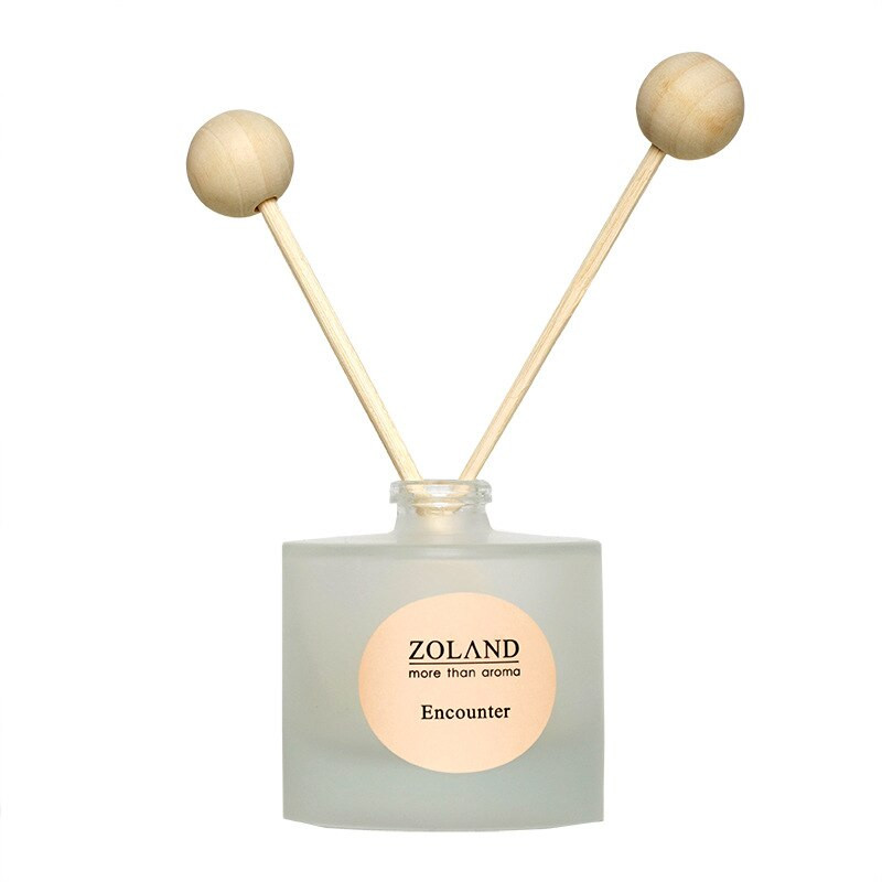 Korea stílusú náddiffúzor készlet 30 ml esszenciális olajjal, természetes rattan pálcikákkal és fagolyós levendula gardénia jázmin találkozással