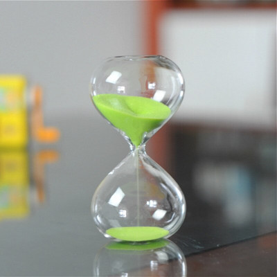 9 Színes Üveg Homokóra Homok Időzítő Divat Otthoni Dekoráció Születésnap 3/5 perces szerelem Valentin-napi ajándék Ampulheta Reloj De Arena