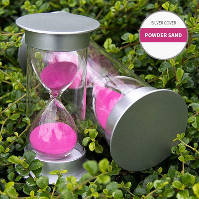 Smėlio laikrodžio rinkinys 5/10/15/20/30/45/60 minučių Kūrybiniai namai Chronografo papuošalai Plastikiniai saugai smėlio laikrodžiai Smėlio laikrodis vaikams